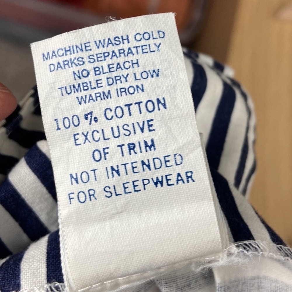 Vintage Heartstrings Baby 24 Months Striped Overalls American Flag Patch Striped - Picture 8 of 8